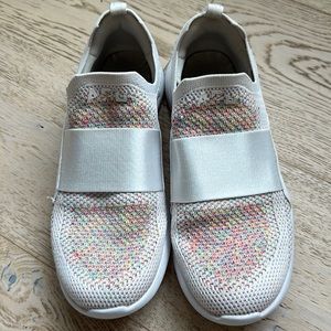 APL techloom bliss white confetti rainbow
